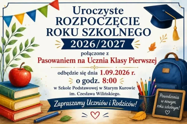 Uroczyste rozpoczęcie roku szkolnego w Starym Kurowie