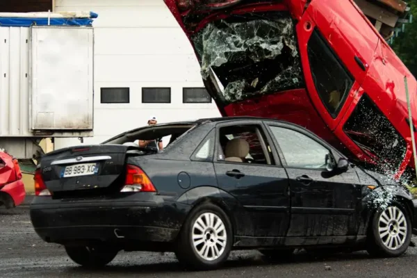 Żubr na drodze w Lubuskiem. Kierowca osobówki miał szczęście