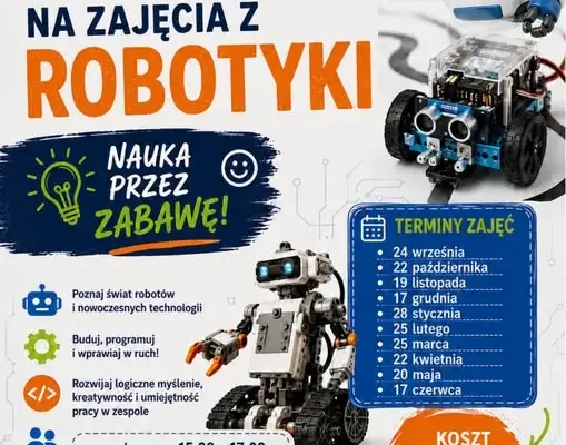 Rusza nabór na zajęcia z robotyki w Spichlerzu – pierwsze spotkanie już w czwartek