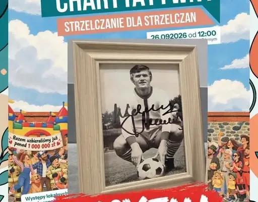 Licytacja autografu Włodzimierza Lubańskiego na rzecz akcji Strzelczanie dla Strzelczan