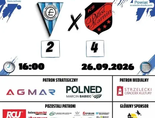 Łucznik Strzelce Krajeńskie przegrywa z Piastem Karnin 2:4