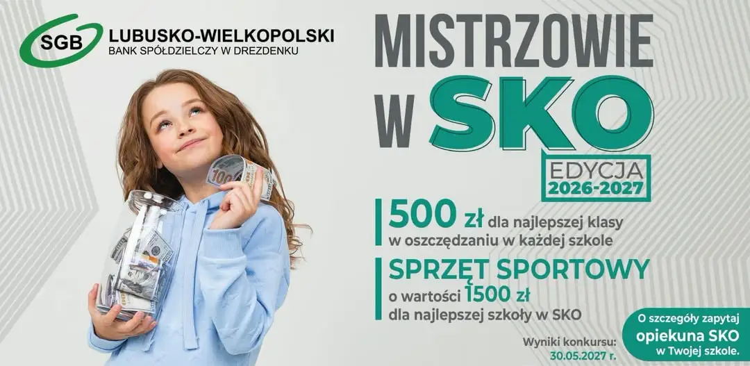 Szkolna Kasa Oszczędnościowa zaprasza uczniów do oszczędzania