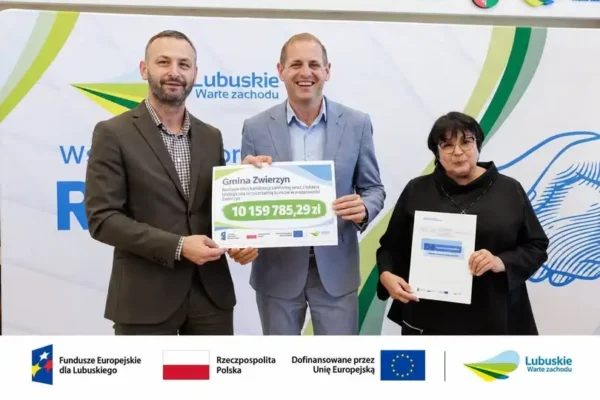 Gmina Zwierzyn z milionowym wsparciem na kanalizację i oczyszczalnię ścieków