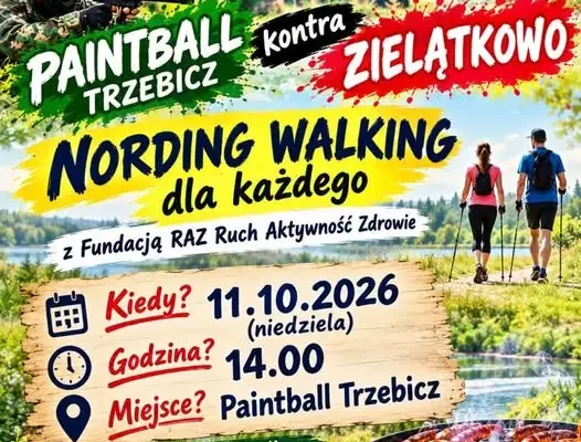 Spartakiada na Wesoło w Zielątkowie – paintball, nordic walking i wspólny grill