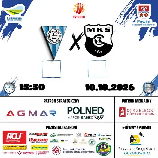 MKS Łucznik Polned Strzelce Krajeńskie podejmie Czarnych Żagań w 11. kolejce