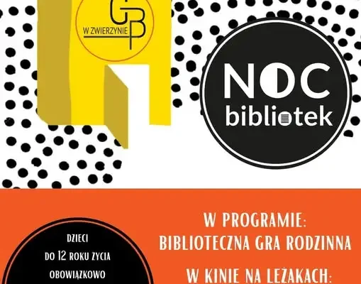 Noc Bibliotek 2026: rodzinny wieczór pełen atrakcji już 16 października