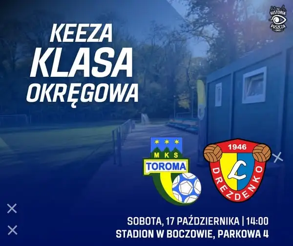 MKS Toroma Torzym zagra w Boczowie. Modernizacja stadionu w Torzymiu zmusiła klub do zmiany miejsca