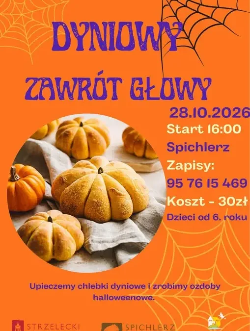 Dyniowy zawrót głowy w Spichlerzu – warsztaty dla dzieci już 28 października