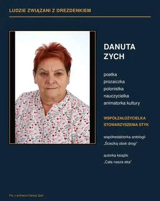 Danuta Zych – nauczycielka, dziennikarka i społeczniczka z Drezdenka