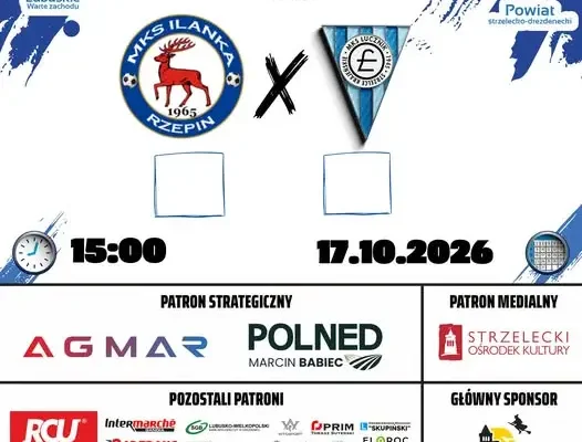 MKS Ilanka Rzepin zmierzy się z MKS Łucznik Polned Strzelce Krajeńskie – 12. kolejka