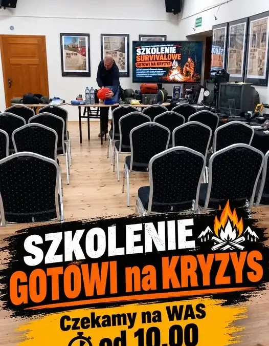Szkolenie „Gotowi na kryzys” w Spichlerzu – naucz się przetrwać z prawdziwym survivalowcem