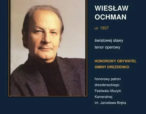 Wiesław Ochman – honorowy obywatel Drezdenka i przyjaciel lokalnej kultury
