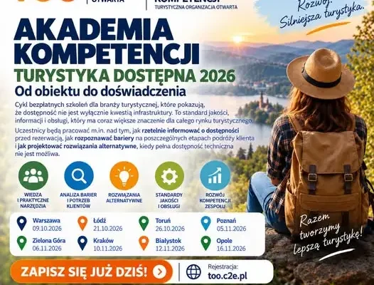 Akademia Kompetencji: bezpłatne szkolenia dla branży turystycznej