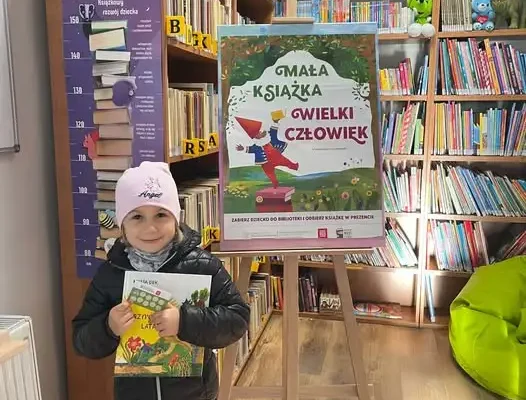 Mała Gabrysia dołączyła do akcji „Mała książka – wielki człowiek”